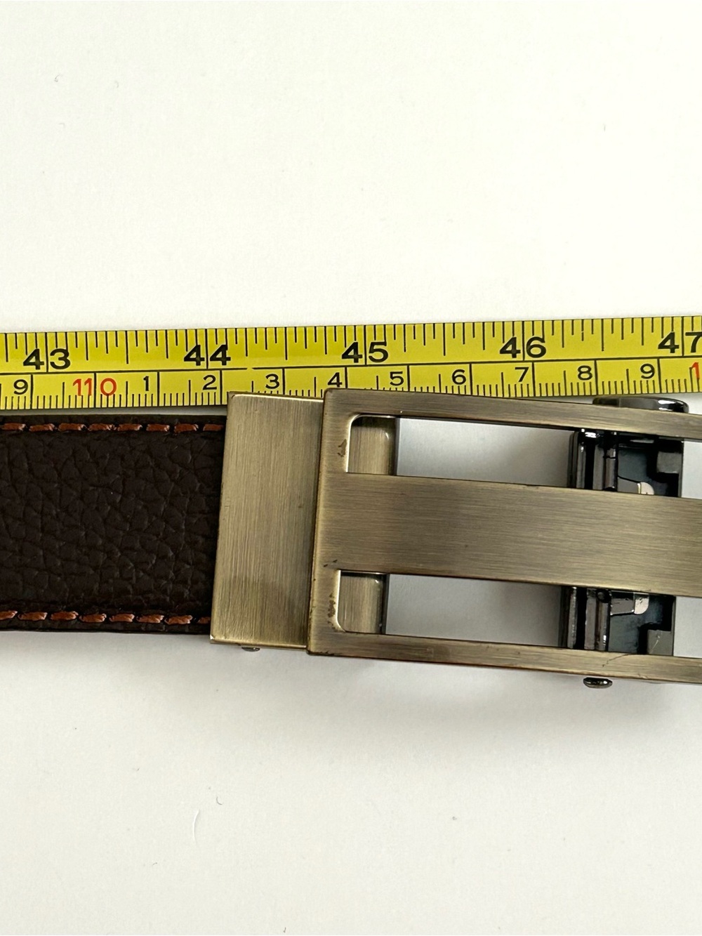 Nexbelt Brown Leather Ratchet Belt - Trim to your size - Mens - Picture 10 of 12